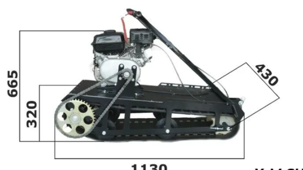 Мотобуксировщик XTREME-MOTORS "Конек-Горбунок" 6.5 л.с. в Бийске