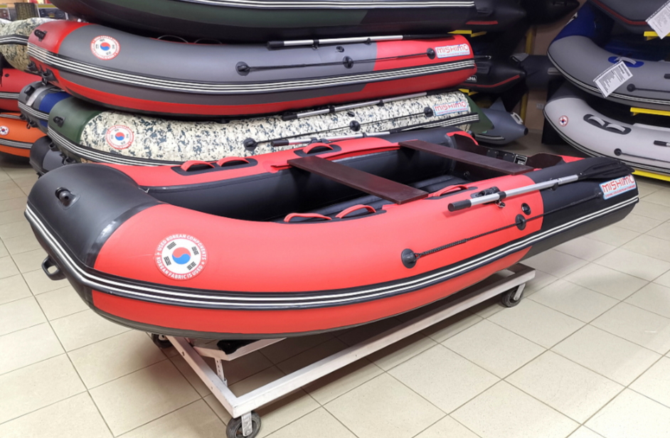 КОМПЛЕКТ Лодка MISHIMO PRO 350 + ЛОДОЧНЫЙ МОТОР MARLIN MP 9.9 (20) AMHS PRO в Бийске