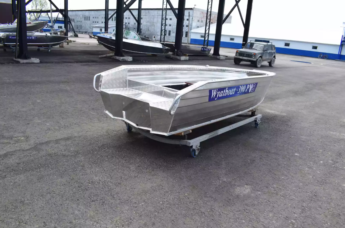 Алюминиевая лодка Wyatboat-390Р Увеличенный борт в Бийске