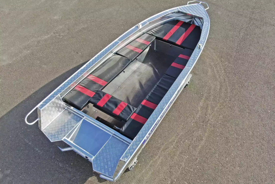 Алюминиевая лодка Wyatboat-390РМ увеличенный борт в Бийске