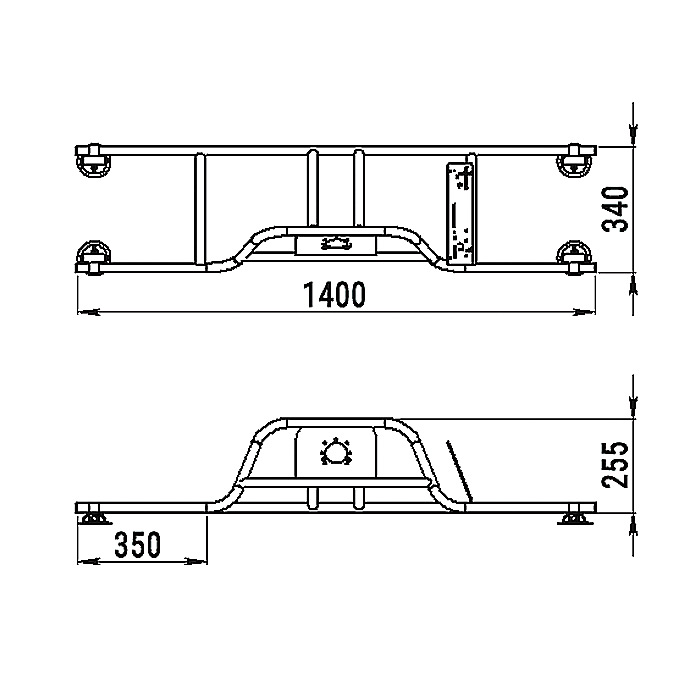 Стойка рулевая с бортовым креплением малая в Бийске