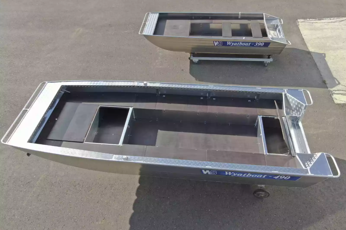 Алюминиевая лодка Wyatboat-490 Jonboat в Бийске