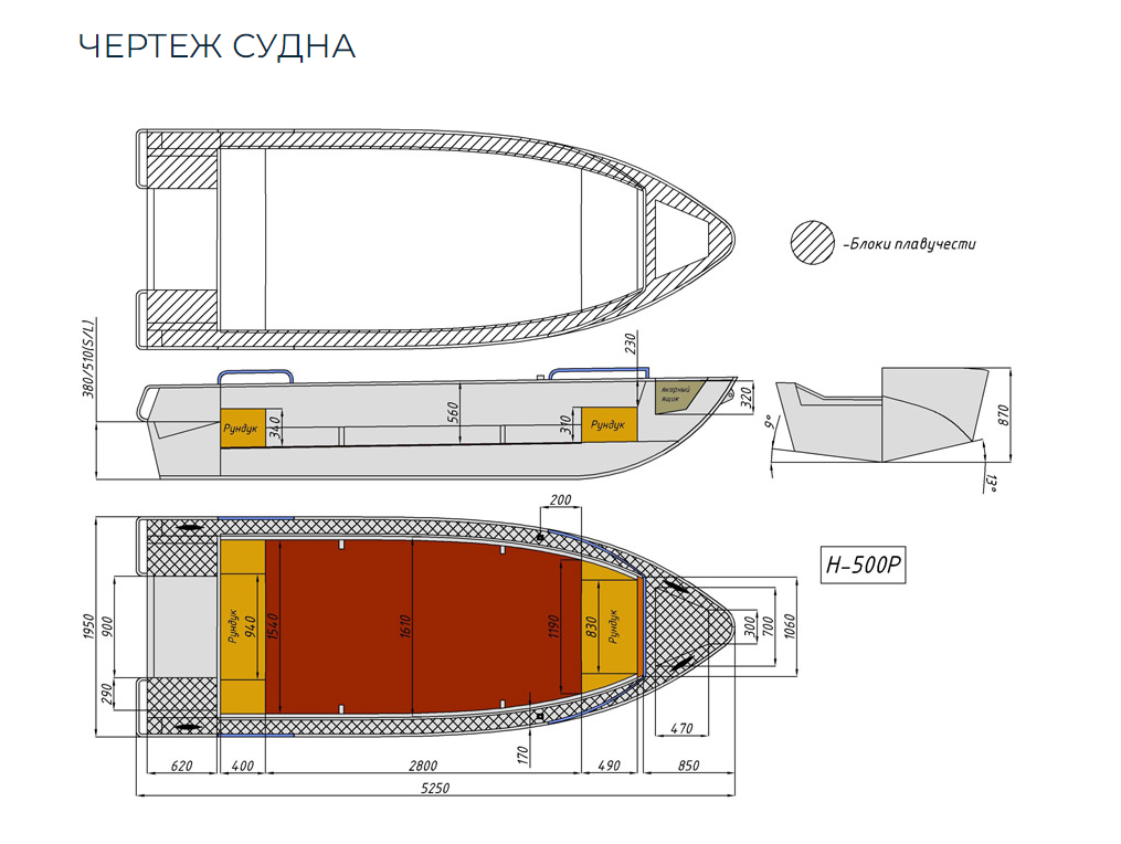 Алюминиевая лодка Неман-500 P в Бийске