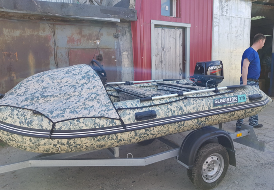 НАДУВНАЯ ЛОДКА GLADIATOR C370AL в Бийске