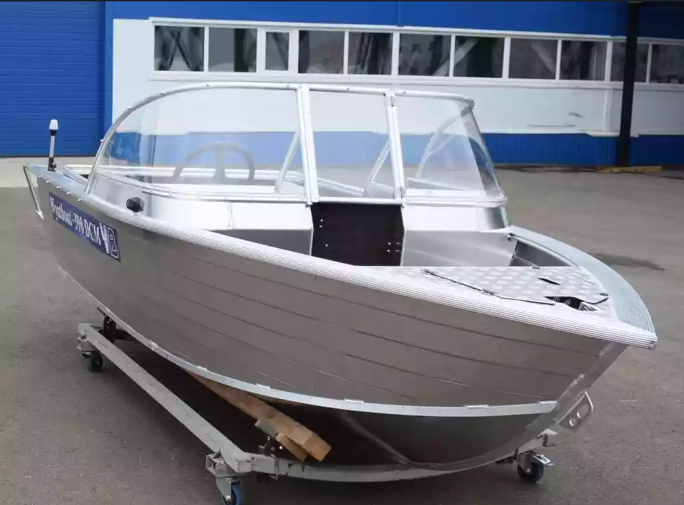 Алюминиевая лодка Wyatboat-390 DCM Увеличенный борт в Бийске