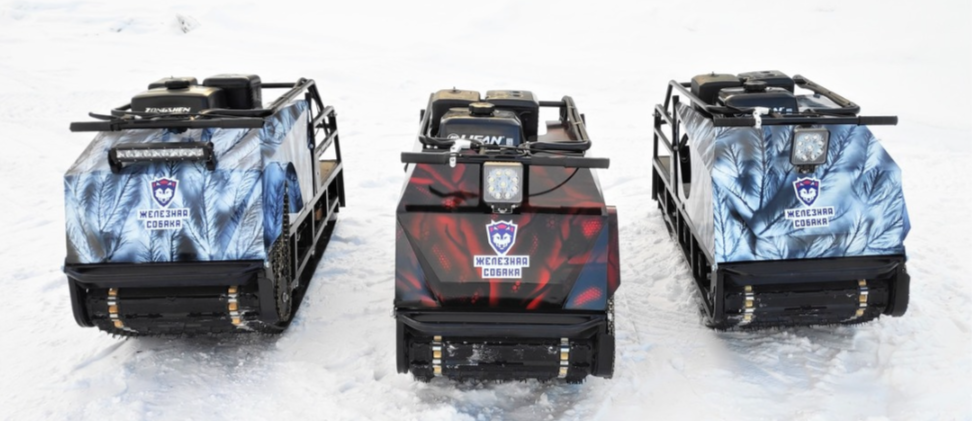 Мотобуксировщик Irondog (Железная собака) M600 20  Камуфляж Охотник в Бийске