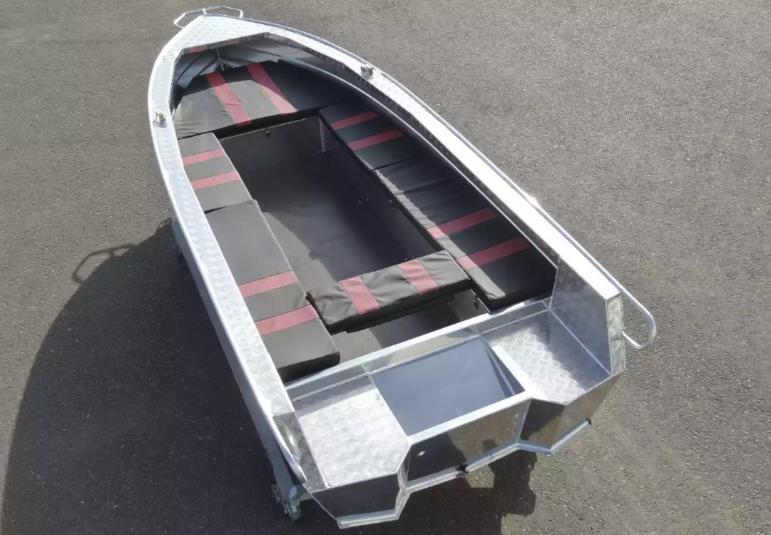 Алюминиевая лодка Wyatboat-390РМ увеличенный борт в Бийске