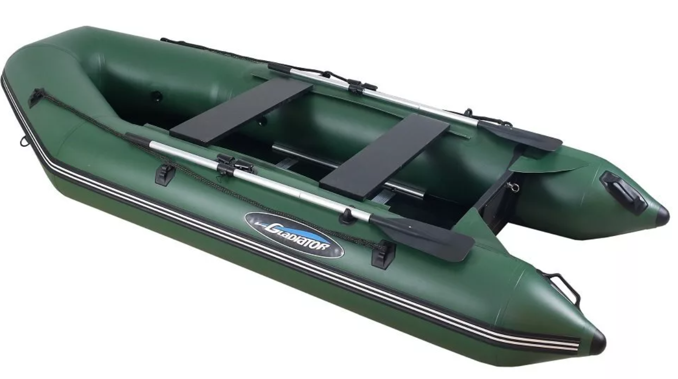 МОТОРНО-ГРЕБНАЯ ЛОДКА ПВХ GLADIATOR A 280 ТК С ФАНЕРНЫМ ДНОМ в Бийске
