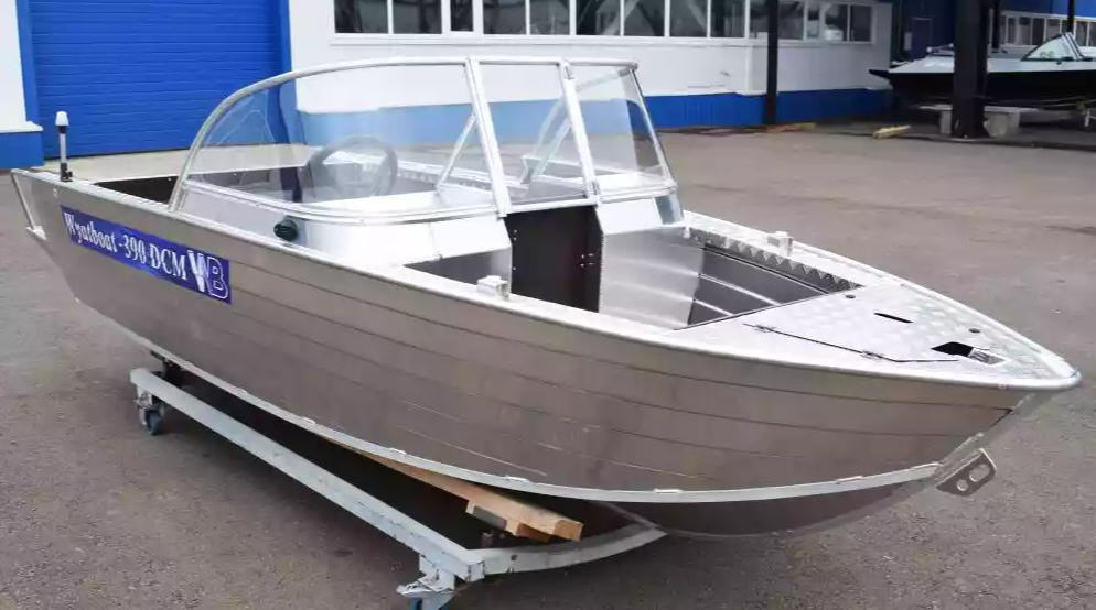 Алюминиевая лодка Wyatboat-390 DCM Увеличенный борт в Бийске