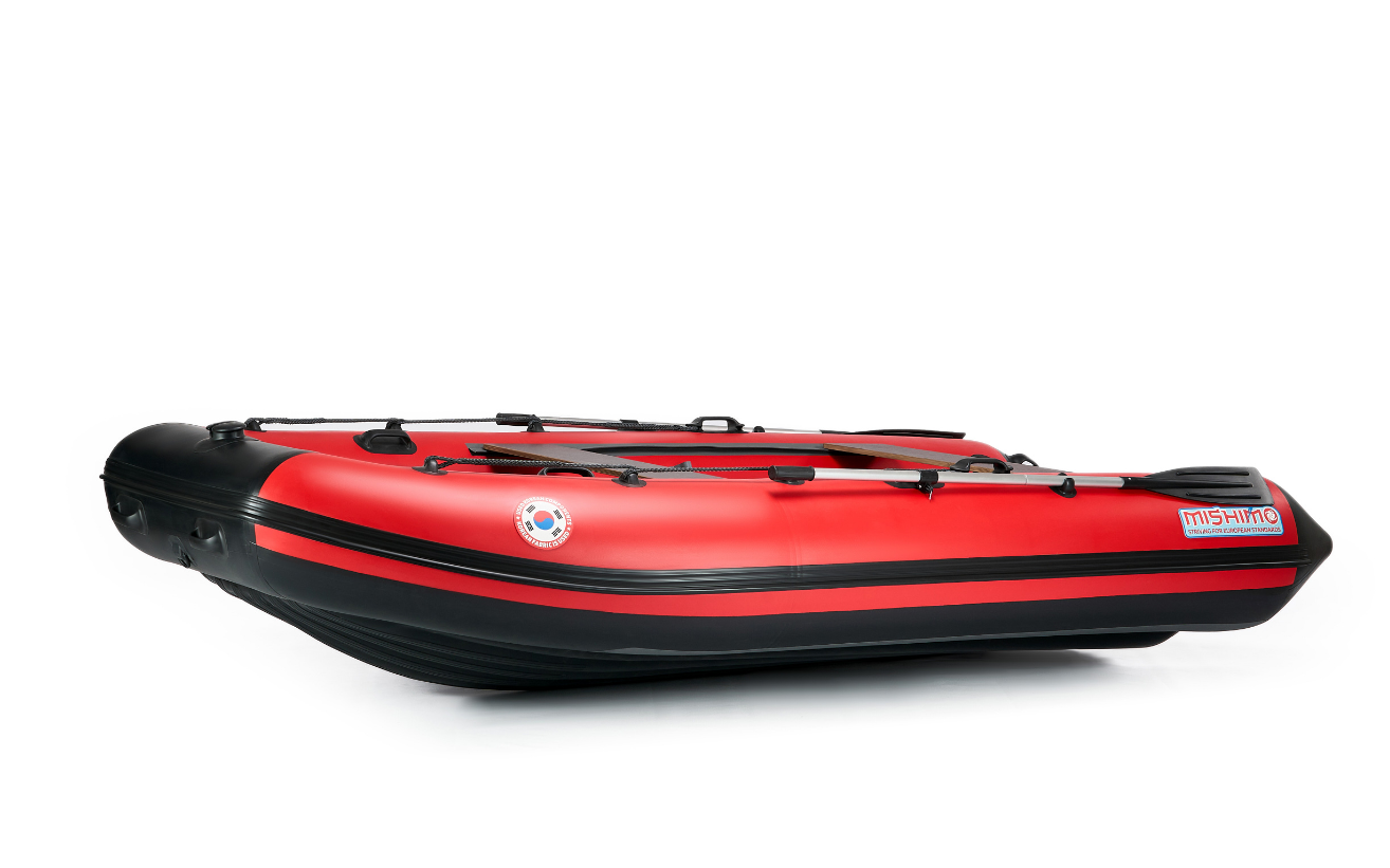 КОМПЛЕКТ ЛОДКА MISHIMO RAPID 380 PRO+ ЛОДОЧНЫЙ МОТОР MARLIN MP 9.9 (20) AMHS PROLINE FORCE в Бийске