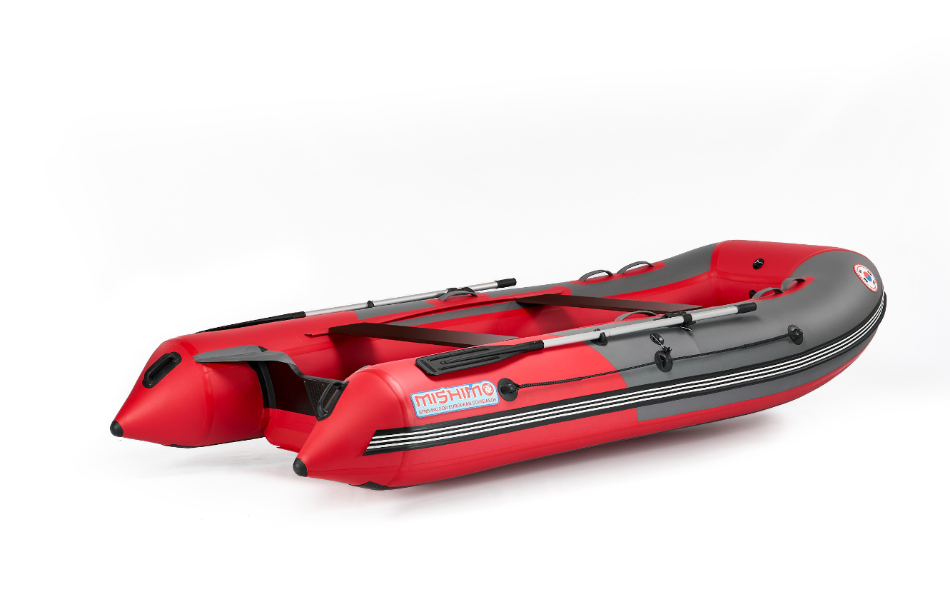 КОМПЛЕКТ ЛОДКА MISHIMO PRO 350 + ЛОДОЧНЫЙ МОТОР MARLIN MP 9.9 (15) AMHS PROLINE в Бийске