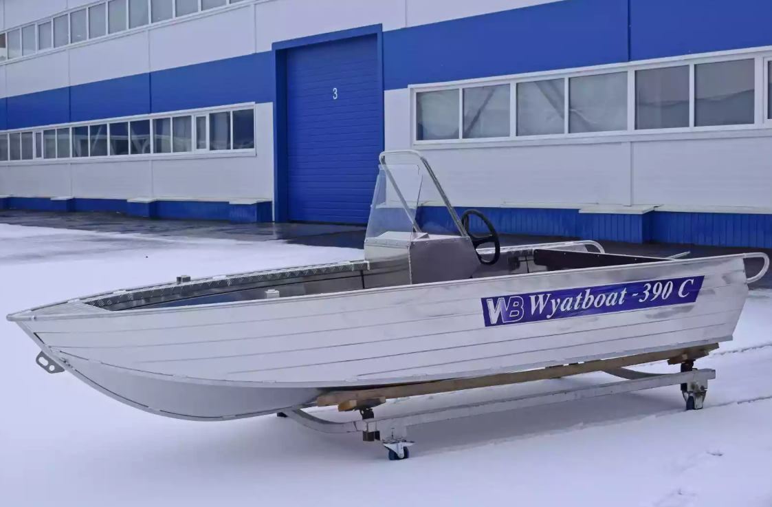 Алюминиевая лодка Wyatboat-390 C в Бийске