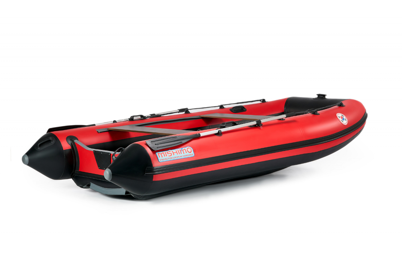 КОМПЛЕКТ ЛОДКА MISHIMO RAPID 380 + ЛОДОЧНЫЙ МОТОР MARLIN MP 9.9 (20) AMHS PROLINE FORCE в Бийске