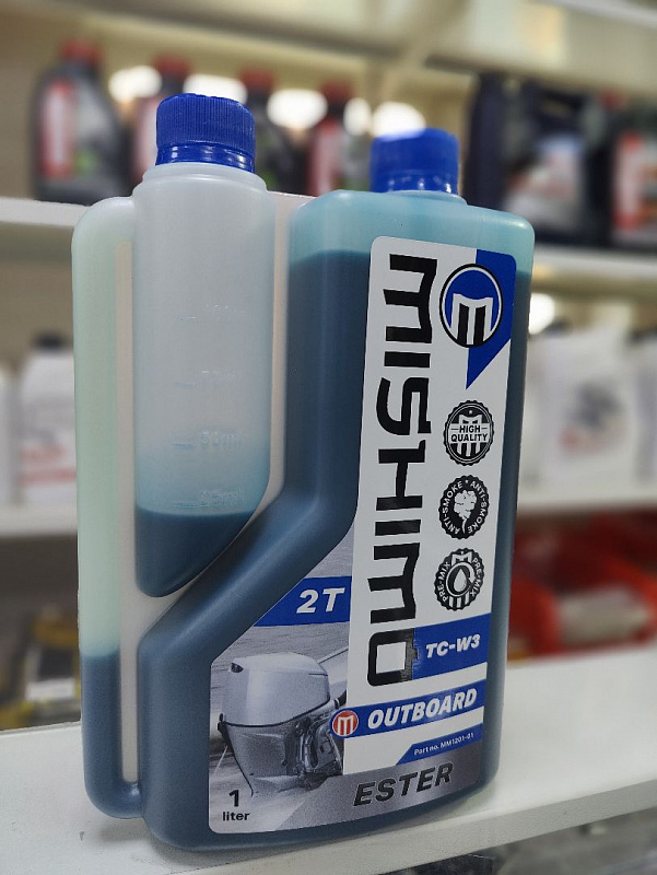 Масло MISHIMO 2T OUTBOARD (ESTER) полусинтетика 1 л в Бийске