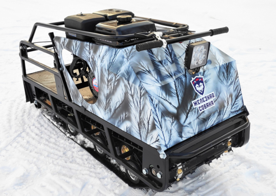 Мотобуксировщик Irondog (Железная собака) M600 20  Камуфляж Охотник в Бийске