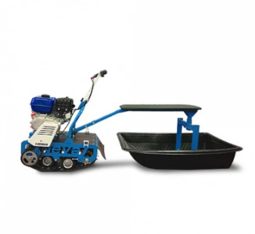 Мотобуксировщик НЕВА МС-1К с санями и сиденьем в Бийске