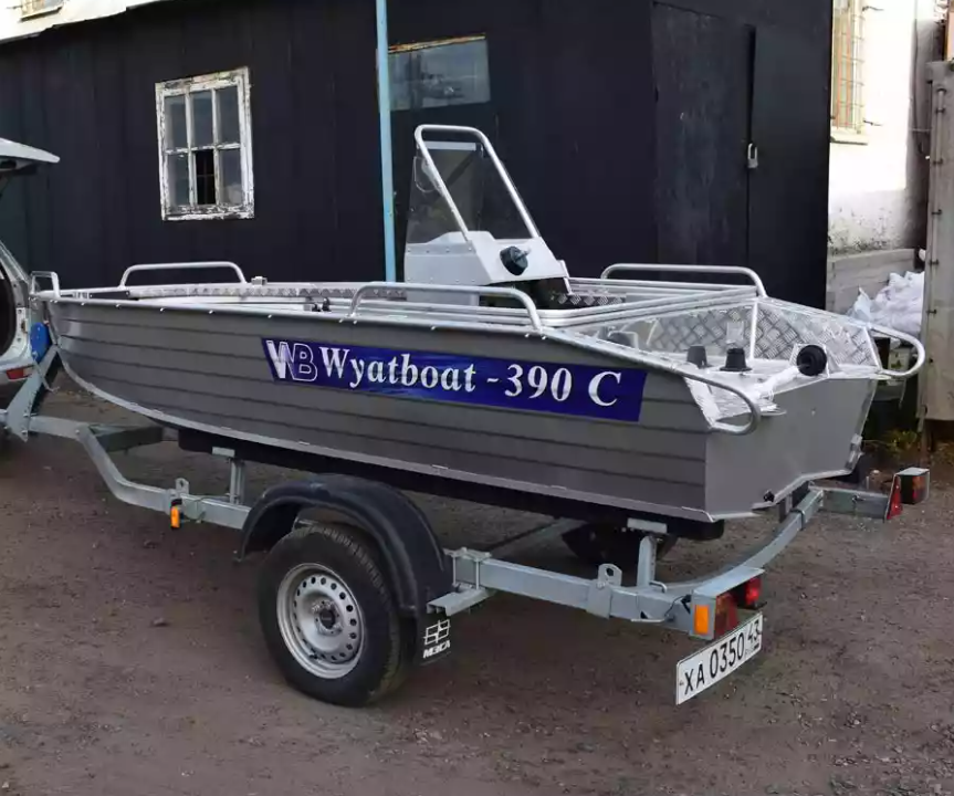 Алюминиевая лодка Wyatboat-390 C в Бийске