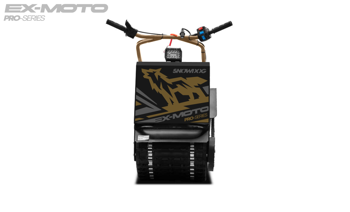 Мотобуксировщик EX-MOTO SNOWDOG S380 8л.с. в Бийске