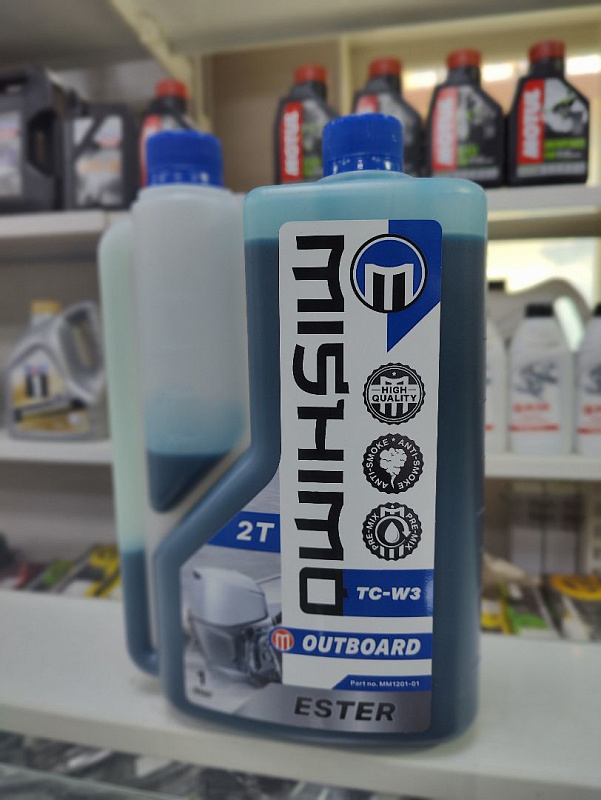 Масло MISHIMO 2T OUTBOARD (ESTER) полусинтетика 1 л в Бийске