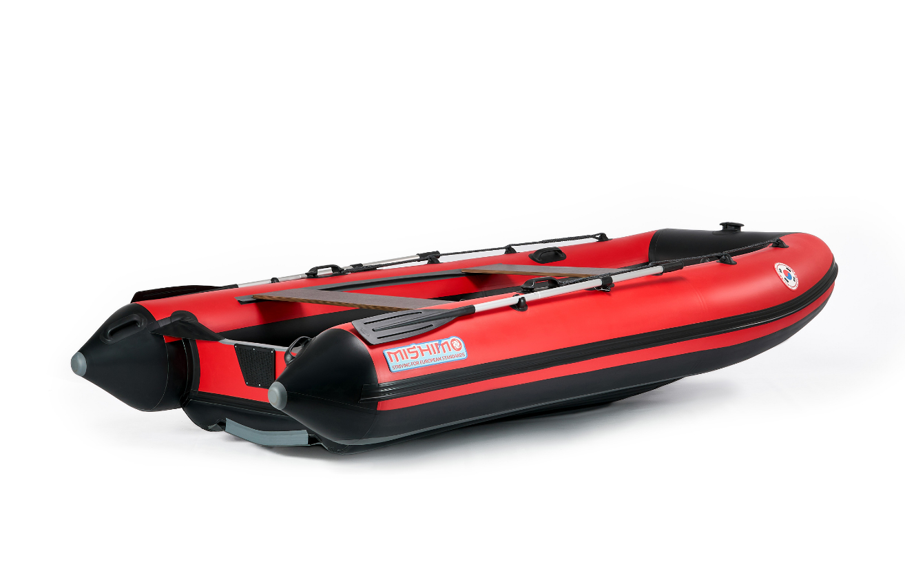 КОМПЛЕКТ ЛОДКА MISHIMO RAPID 380 PRO+ ЛОДОЧНЫЙ МОТОР MARLIN MP 9.9 (20) AMHS PROLINE FORCE в Бийске