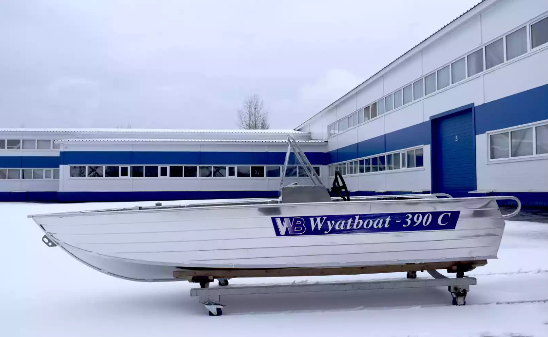 Алюминиевая лодка Wyatboat-390 C в Бийске