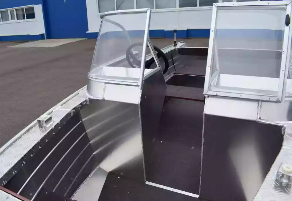 Алюминиевая лодка Wyatboat-390 DCM Увеличенный борт в Бийске