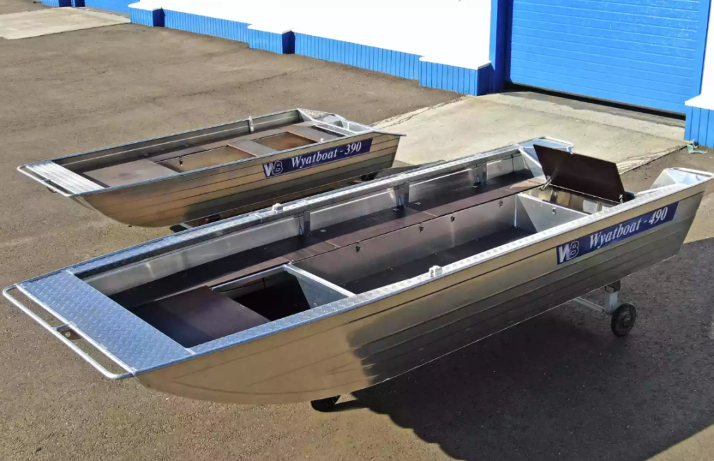 Алюминиевая лодка Wyatboat-490 Jonboat в Бийске