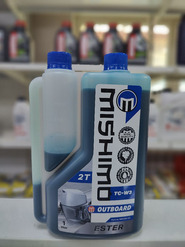 Масло MISHIMO 2T OUTBOARD (ESTER) полусинтетика 1 л в Бийске