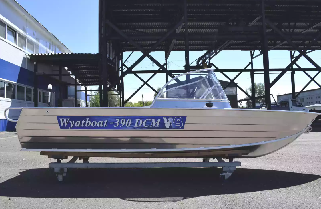 Алюминиевая лодка Wyatboat-390 DCM в Бийске