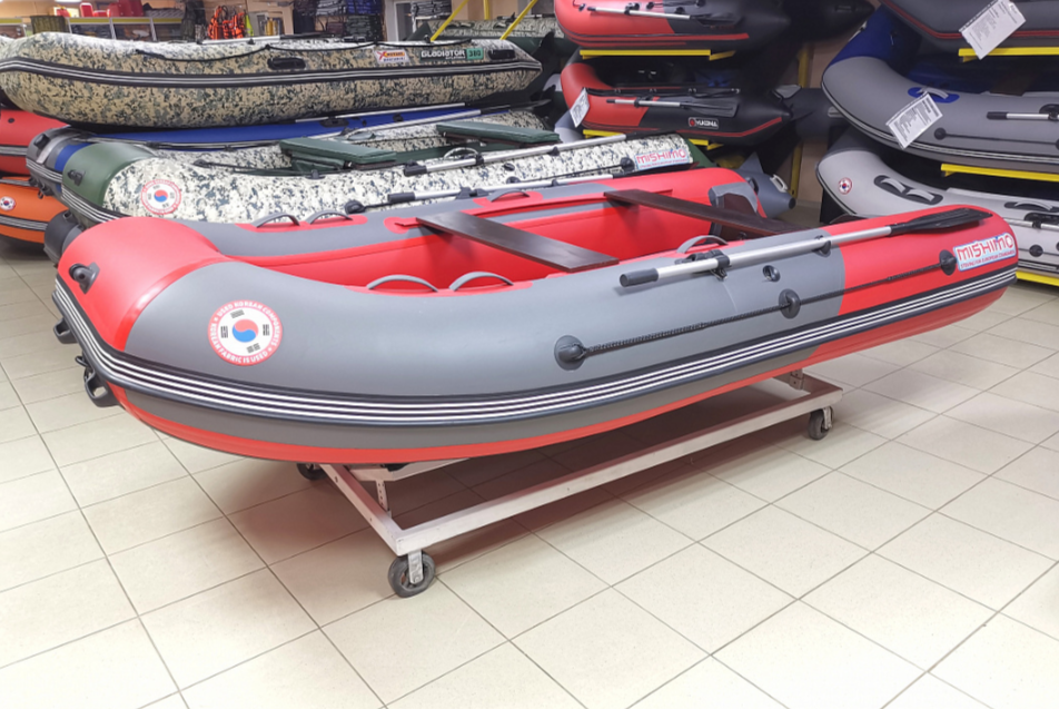 КОМПЛЕКТ Лодка MISHIMO PRO 350 + ЛОДОЧНЫЙ МОТОР MARLIN MP 9.9 (20) AMHS PRO в Бийске