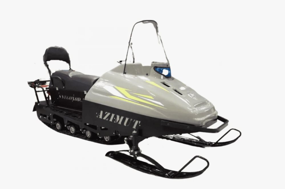 Миниснегоход Бурлак Азимут 20 л.с. , эл.запуск, реверс, тормоз гидравл, капот серый в Бийске