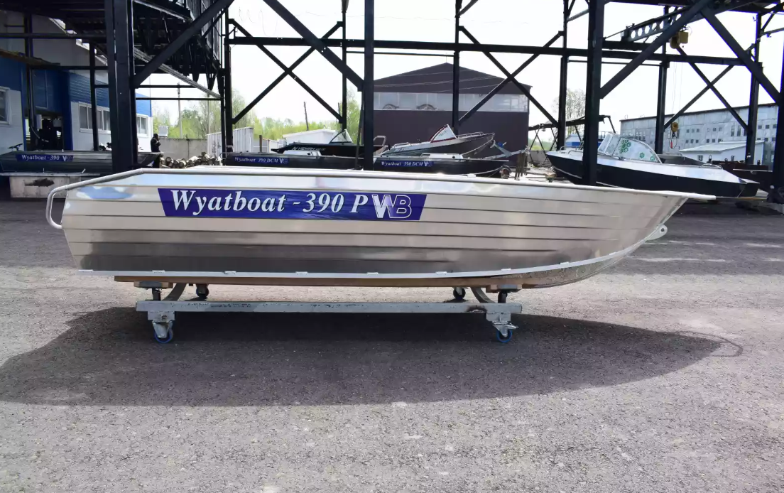 Алюминиевая лодка Wyatboat-390Р Увеличенный борт в Бийске