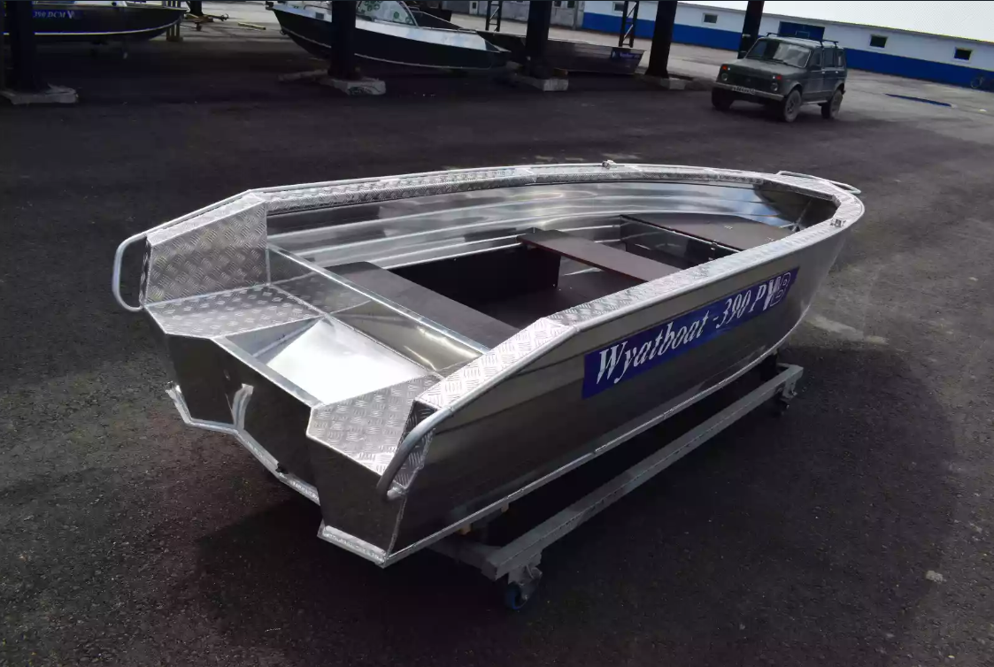 Алюминиевая лодка Wyatboat-390Р Увеличенный борт в Бийске