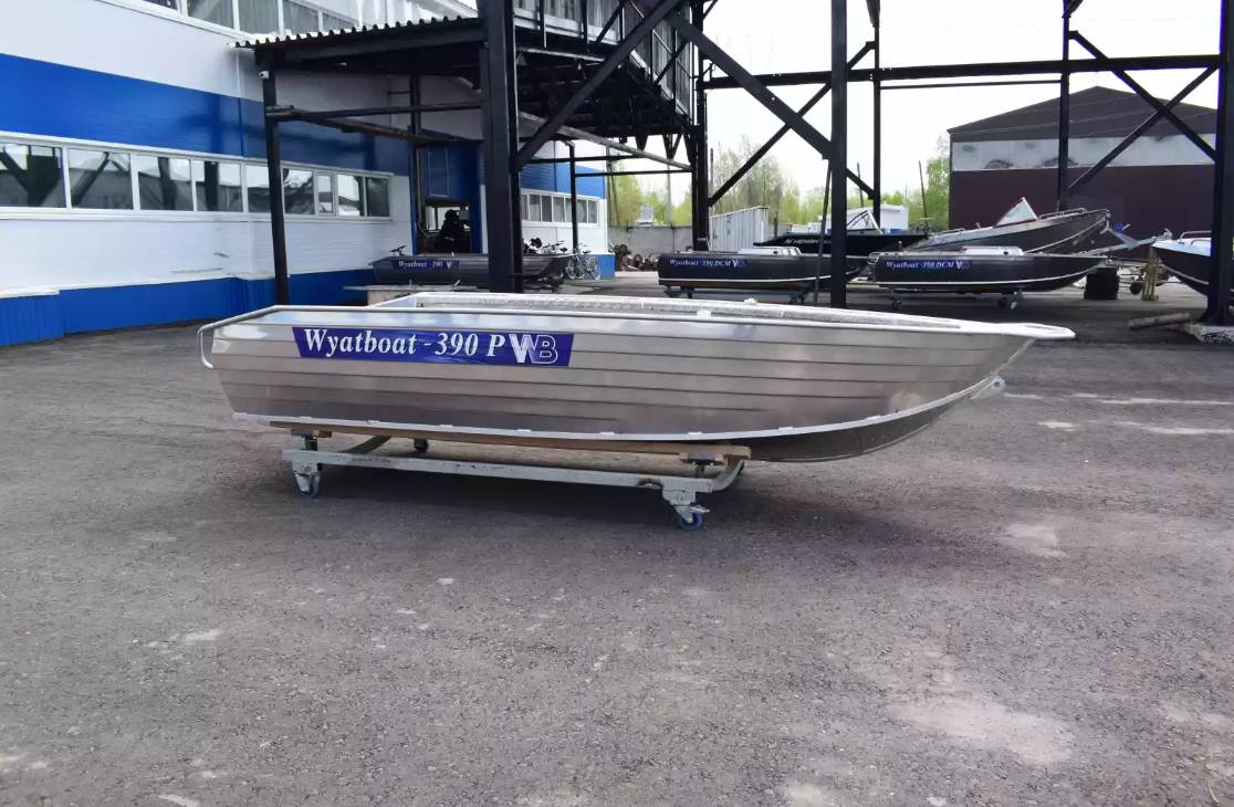 Алюминиевая лодка Wyatboat-390Р Увеличенный борт в Бийске