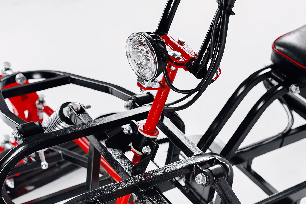 Лыжный модуль IKUDZO с подогревом ручек металлические лыжи в Бийске