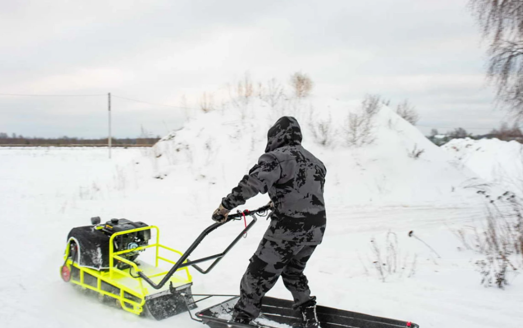 Мотобуксировщик Бурлак ХОЗЯИН-1 (капот металл) в Бийске