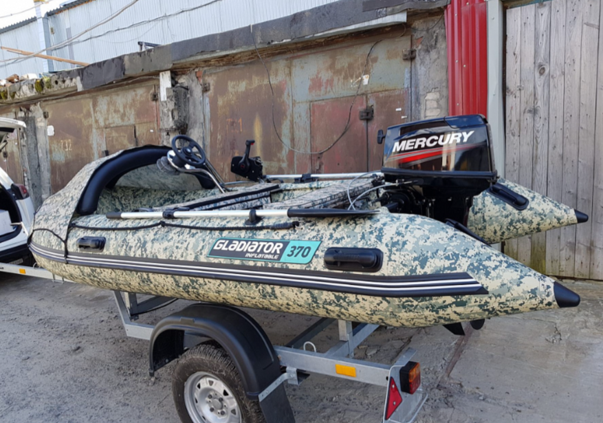НАДУВНАЯ ЛОДКА GLADIATOR C370AL в Бийске