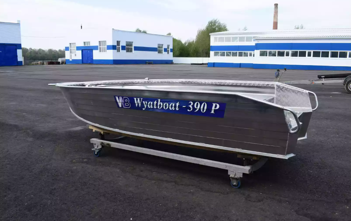 Алюминиевая лодка Wyatboat-390Р Увеличенный борт в Бийске
