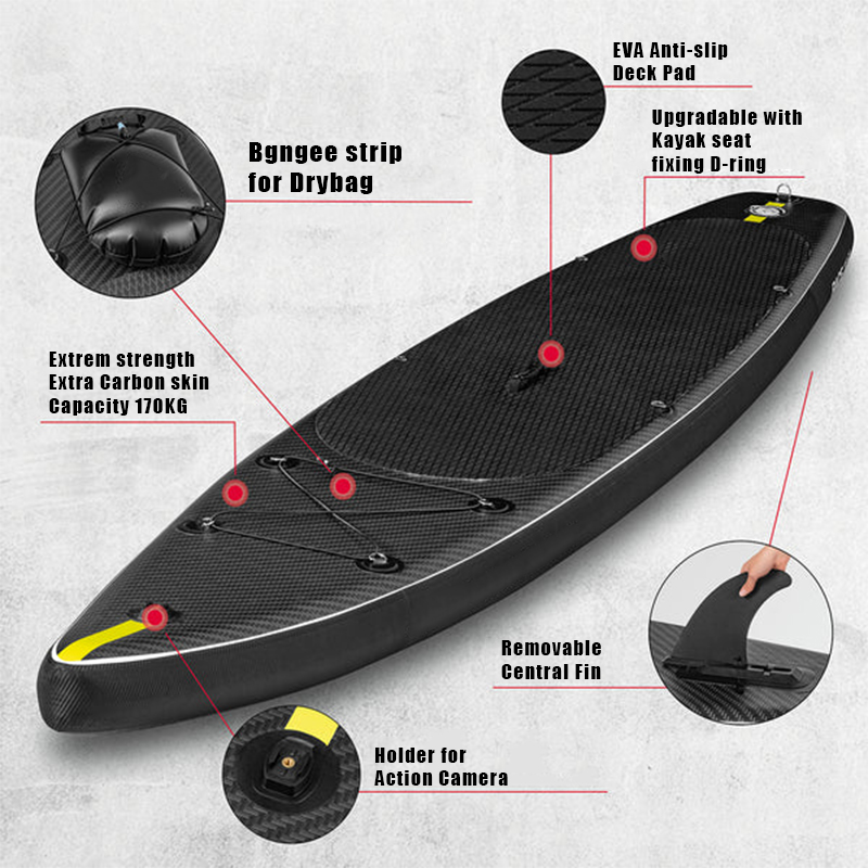 SUP (САП) ДОСКА MISHIMO CARBON DARKSIDE 11’ (335СМ) в Бийске