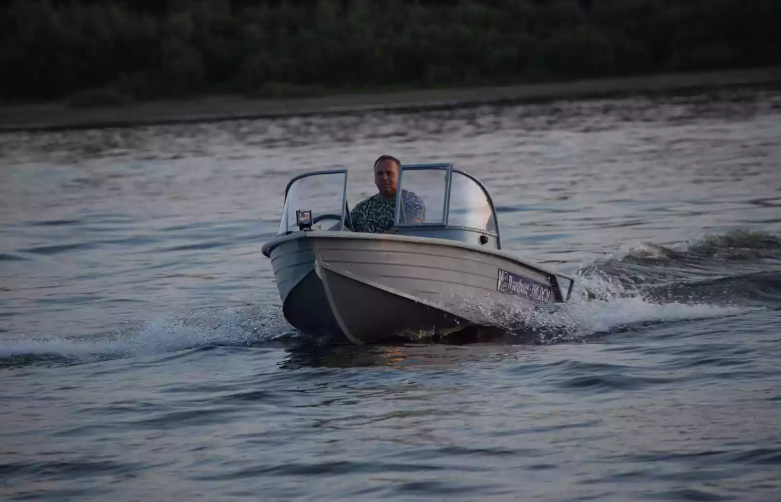 Алюминиевая лодка Wyatboat-390 DCM в Бийске