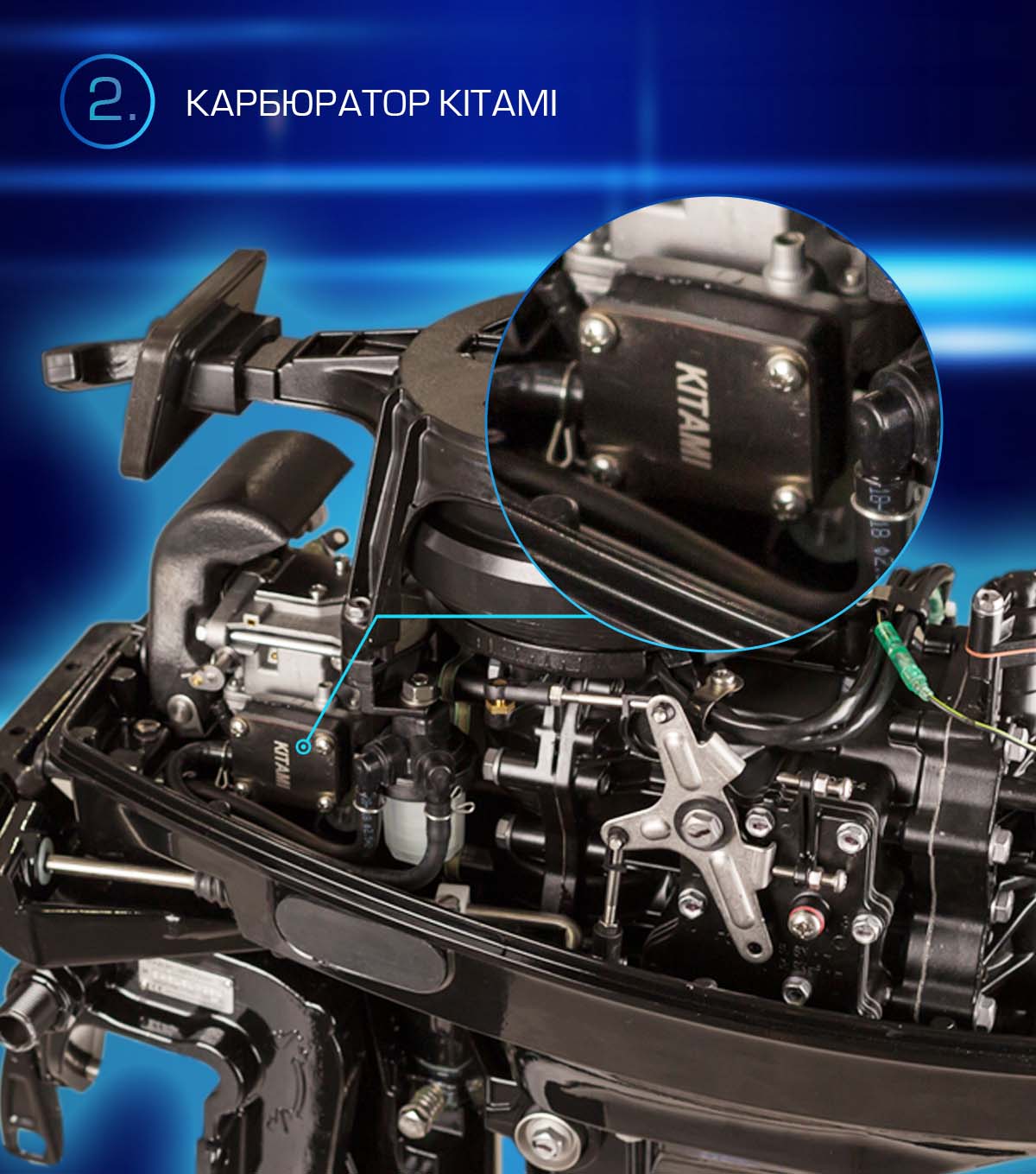 Лодочный мотор MARLIN PROLINE MP 9.9 (20) AWRS FORCE в Бийске