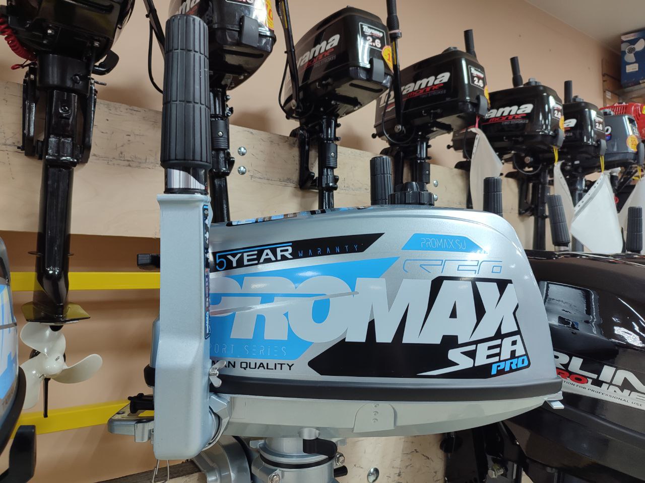 Лодочный мотор PROMAX SP5FHS (внешний бак 12 л) в Бийске