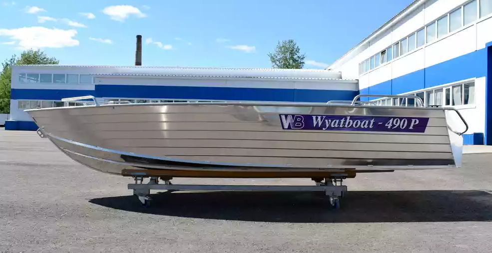 Алюминиевая лодка Wyatboat-490 P в Бийске