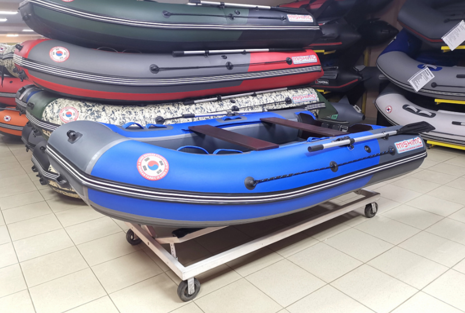 КОМПЛЕКТ Лодка MISHIMO PRO 350 + ЛОДОЧНЫЙ МОТОР MARLIN MP 9.9 (20) AMHS PRO в Бийске