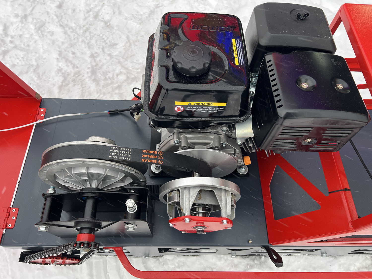 Мотобуксировщик EX-MOTO SNOWDOG S500 15л.с в Бийске