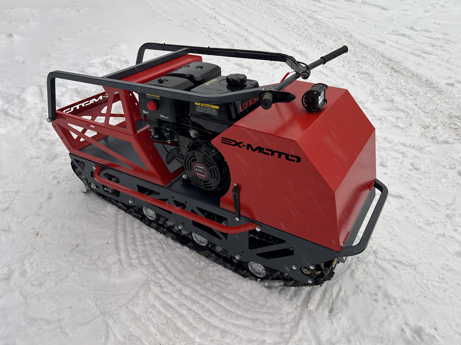 Мотобуксировщик EX-MOTO SNOWDOG S500 15л.с в Бийске