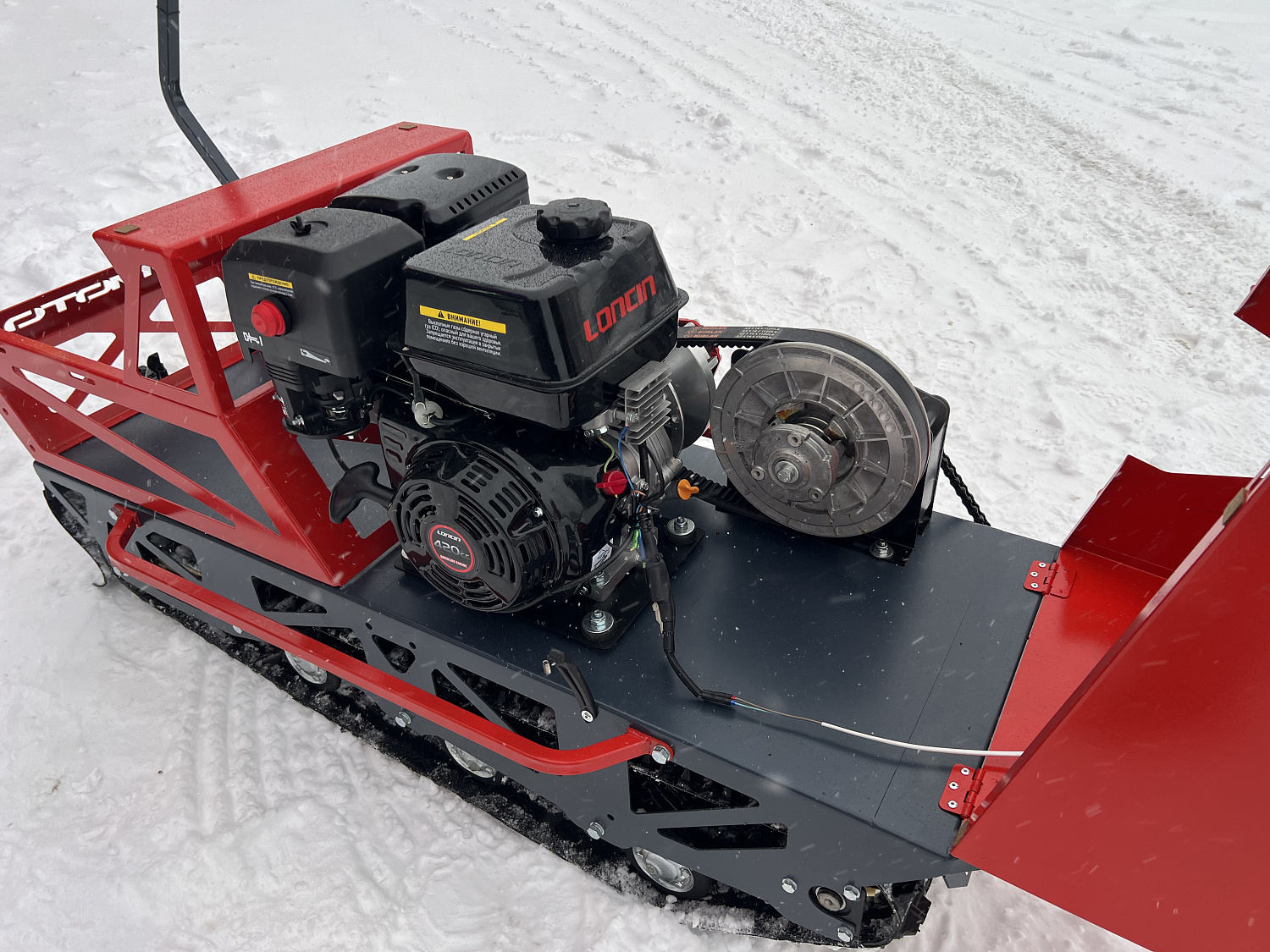 Мотобуксировщик EX-MOTO SNOWDOG S500 15л.с в Бийске