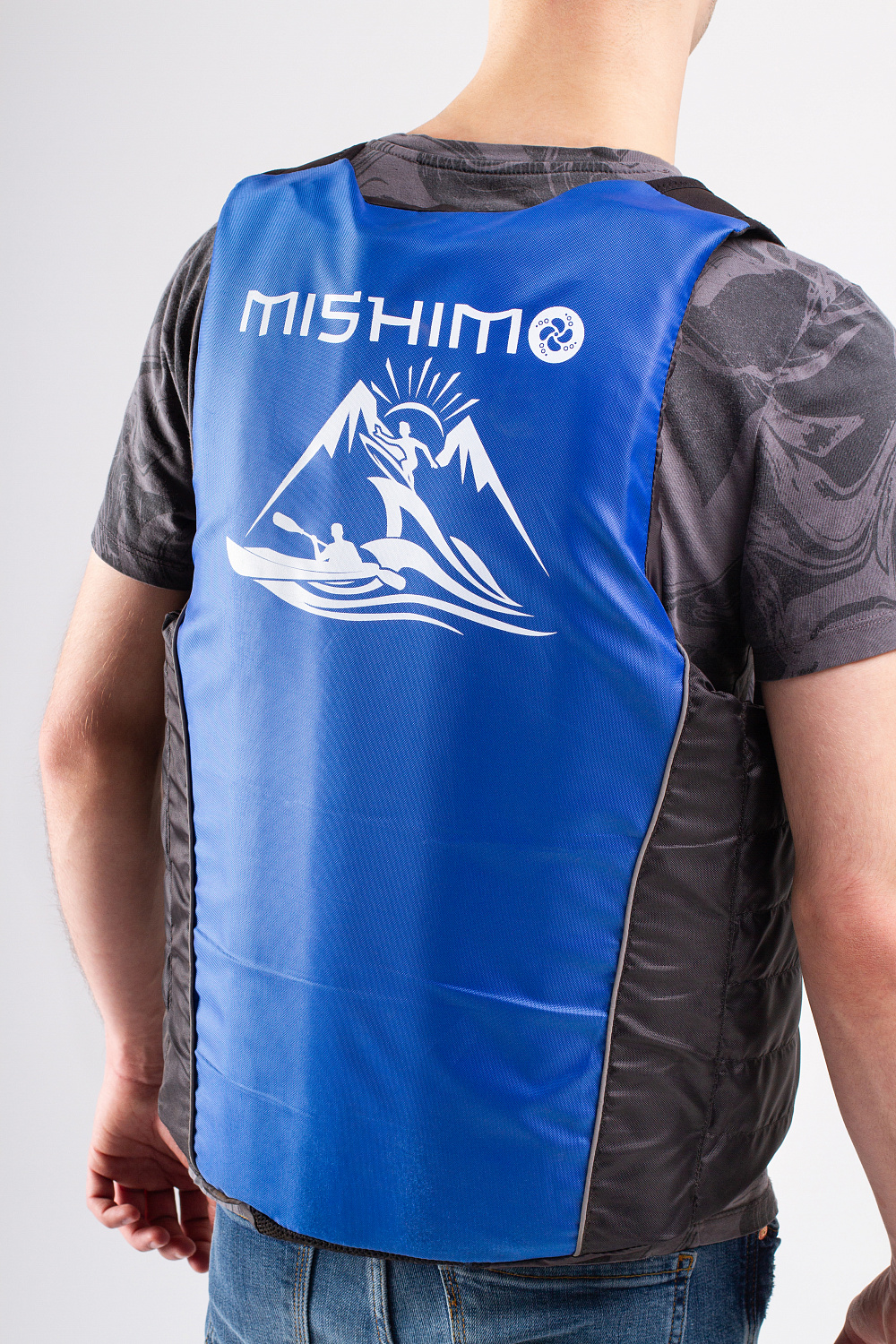 Жилет спасательный MISHIMO PRO Премиум качества Черно-синий в Бийске